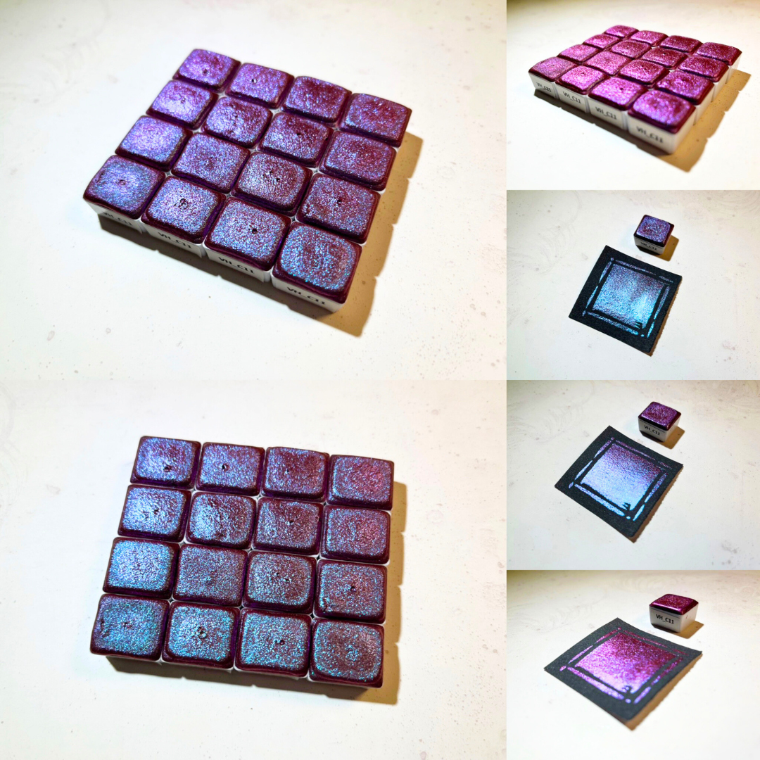 Watercolor Paints - Chameleon - Blue<>Pink - VHC11