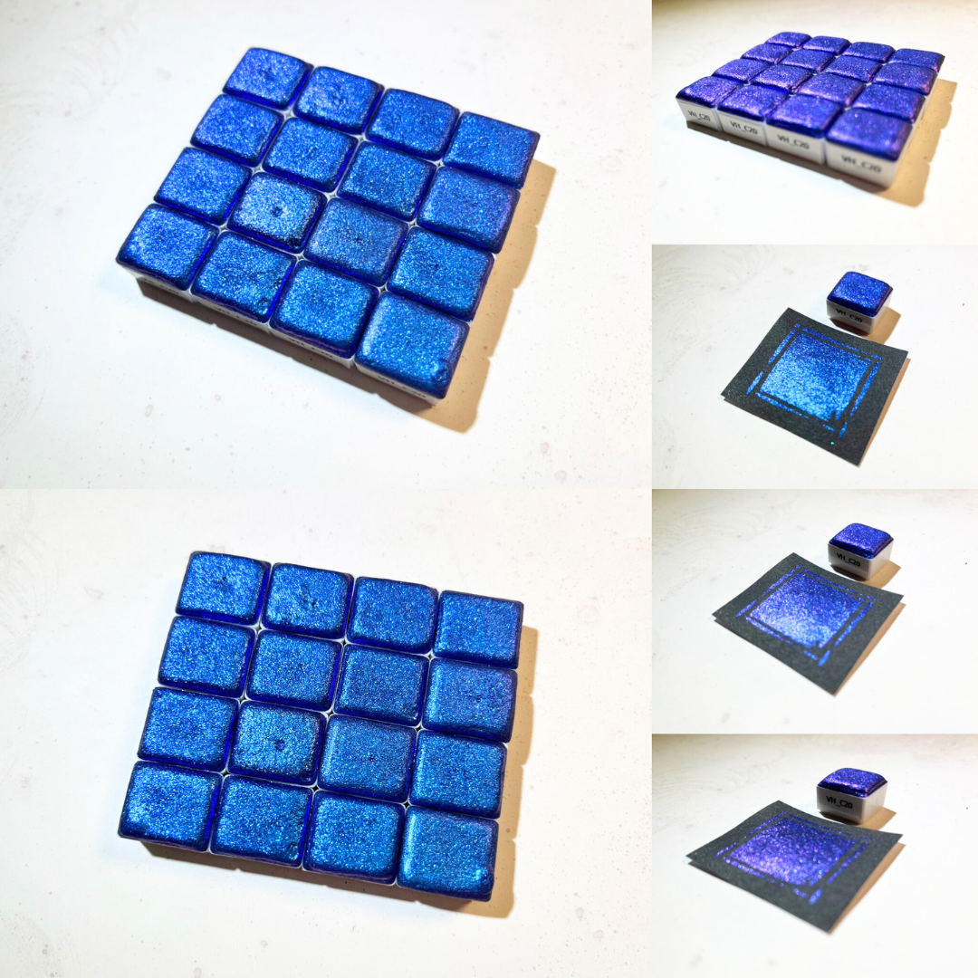 Watercolor Paints - Chameleon - Ultramarine Blue<>Violet - VHC20