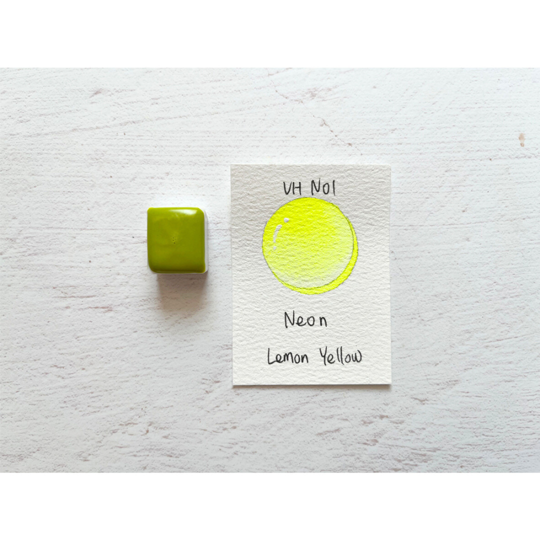 Watercolor Paints - Neon - Lemon Yellow - VHN01