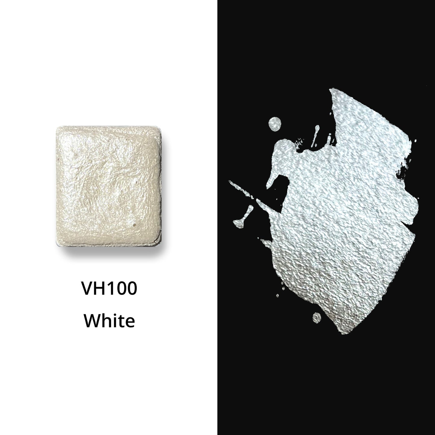 Watercolor Paints - Metallic - White - VH100