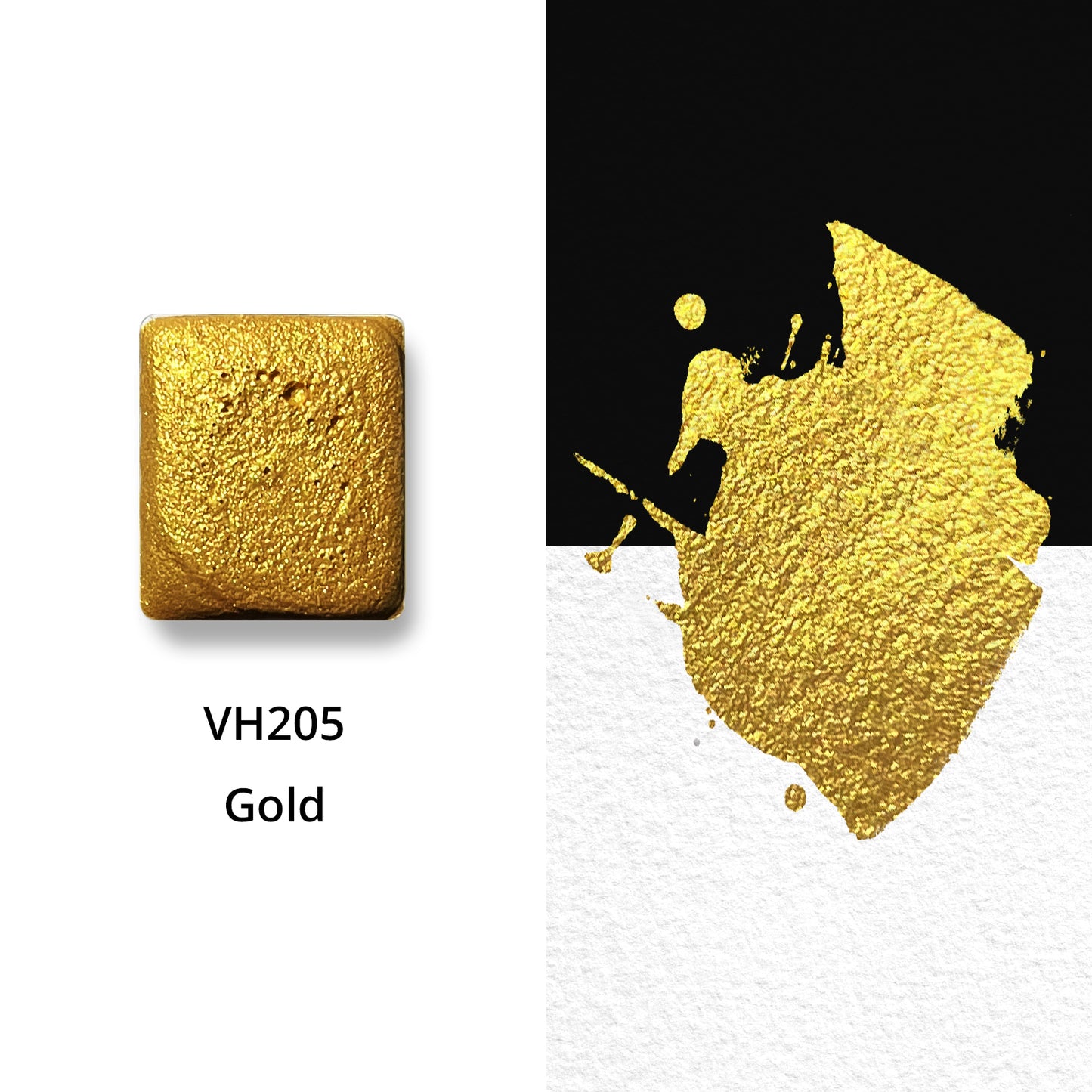 Watercolor Paints - Metallic - Gold - VH205