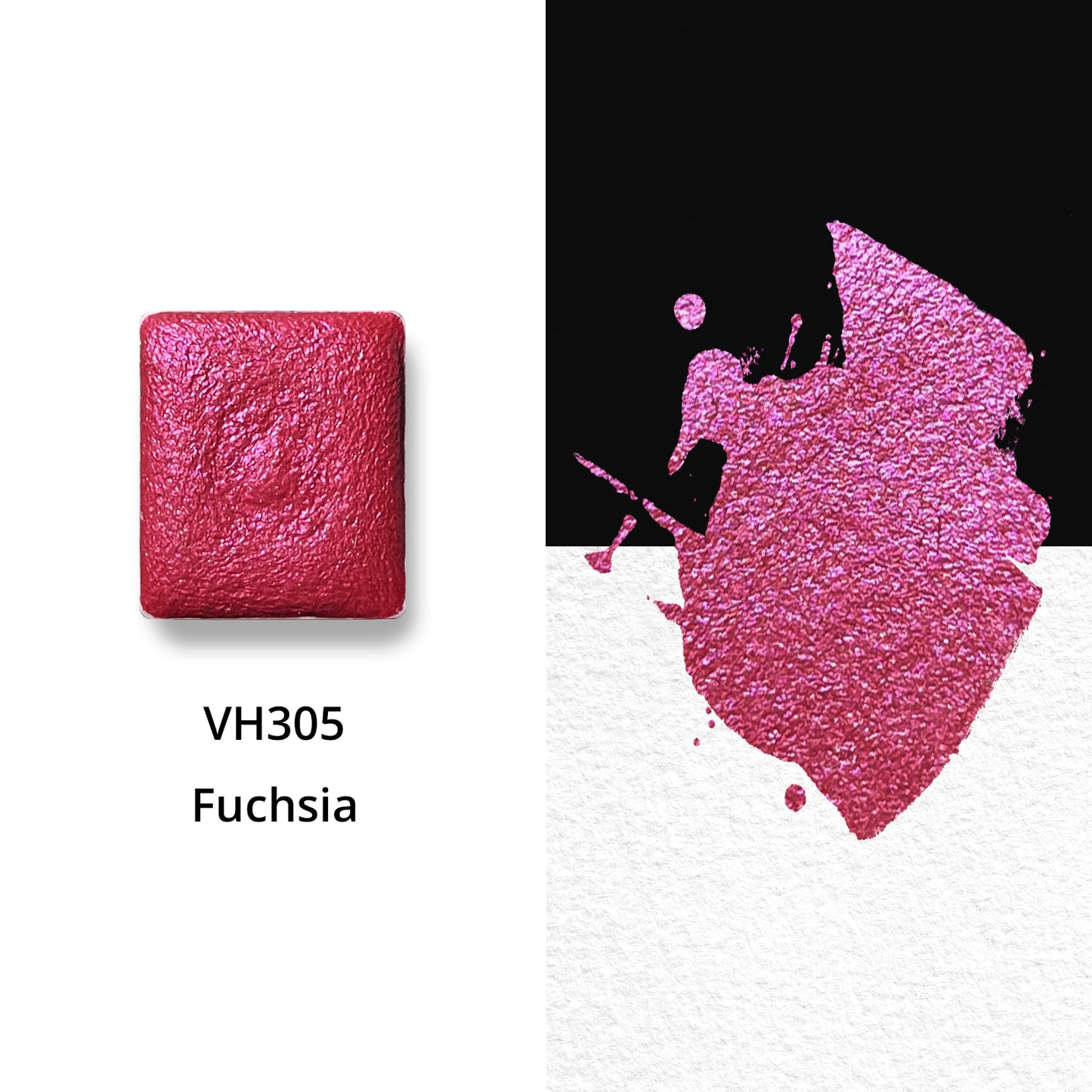 Watercolor Paints - Metallic - Fuchsia - VH305