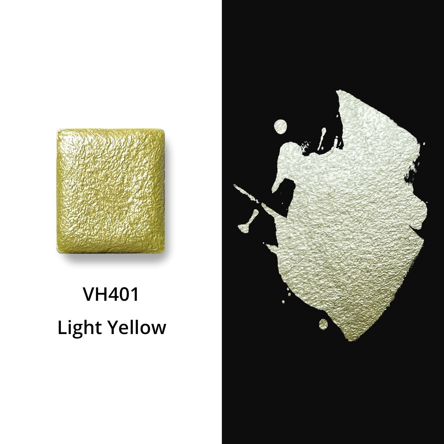 Watercolor Paints - Metallic - Light Yellow - VH401