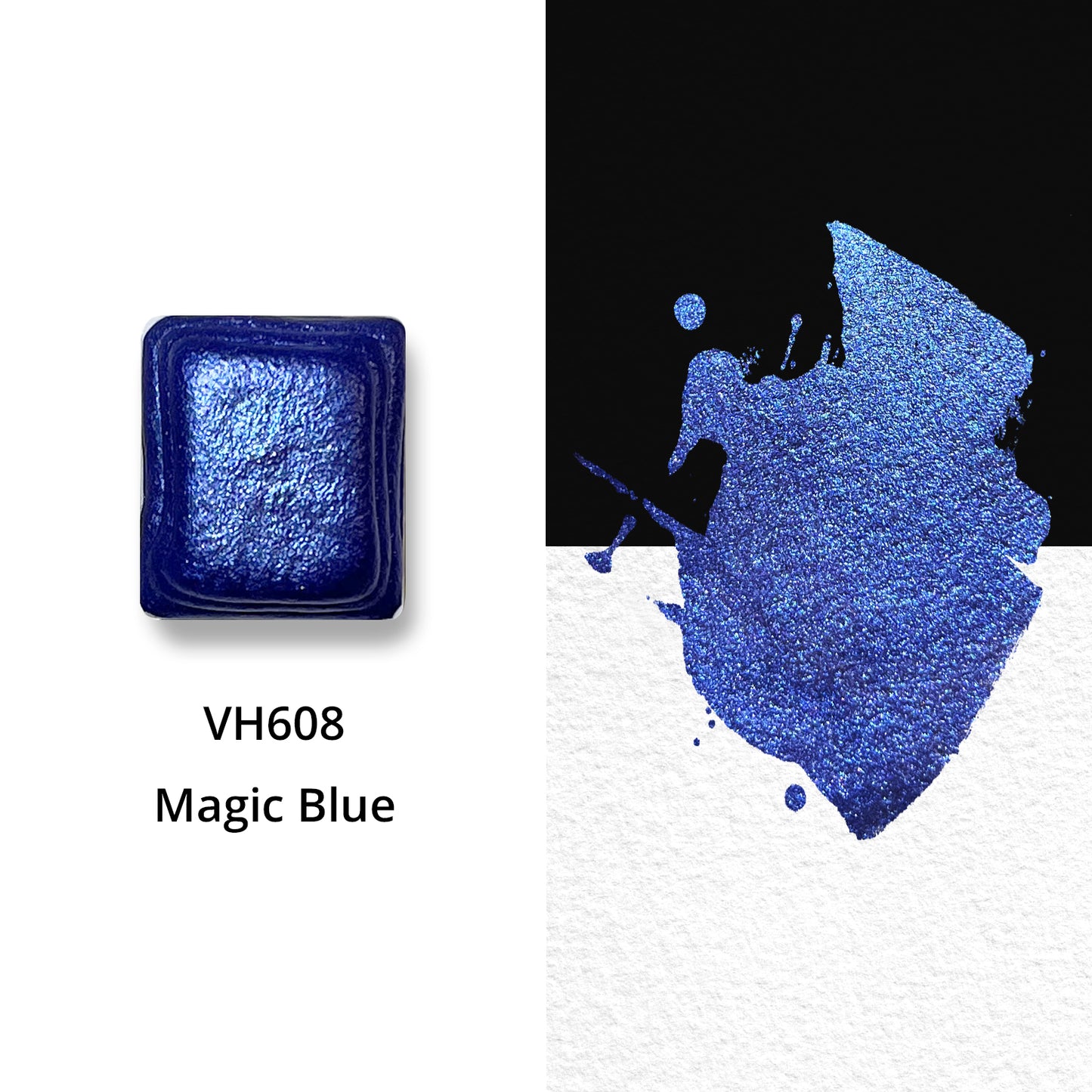 Watercolor Paints - Metallic - Magic Blue - VH608