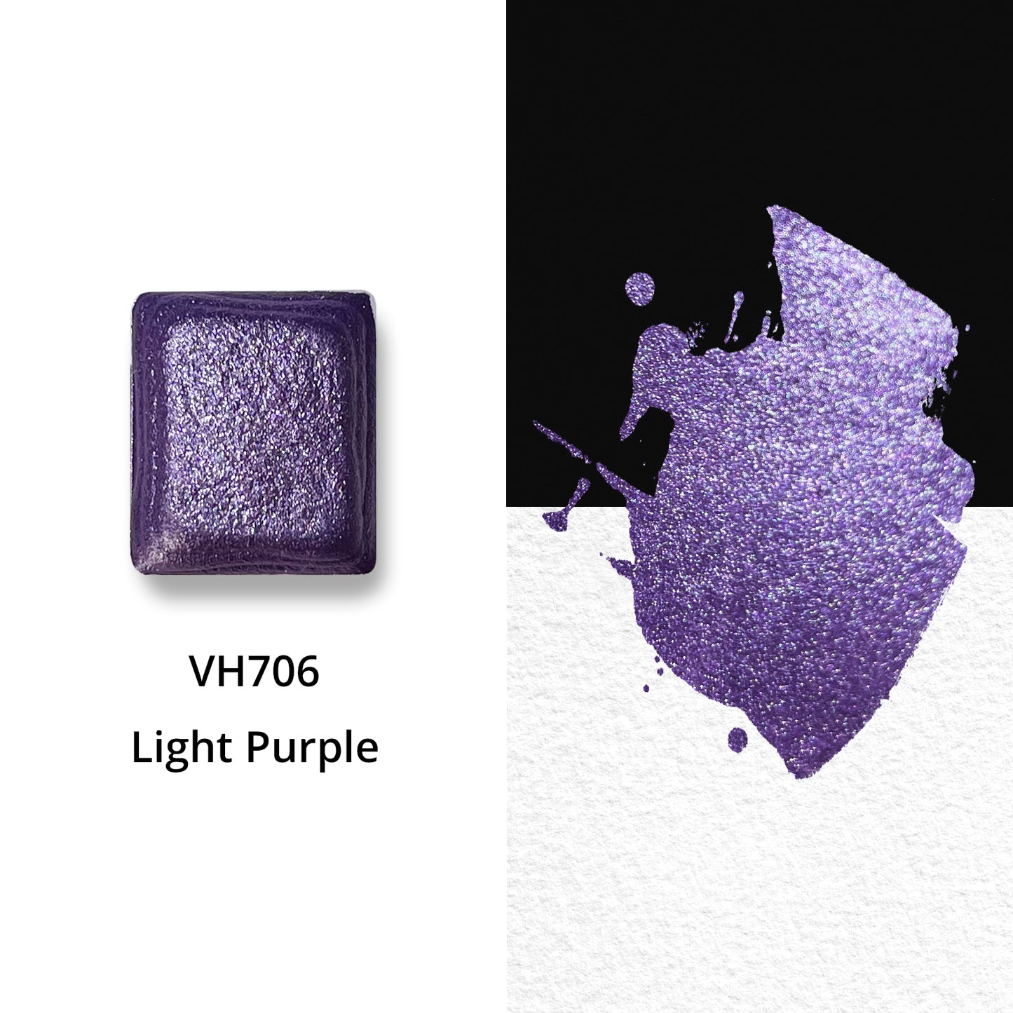 Watercolor Paints - Metallic - Light Purple - VH706