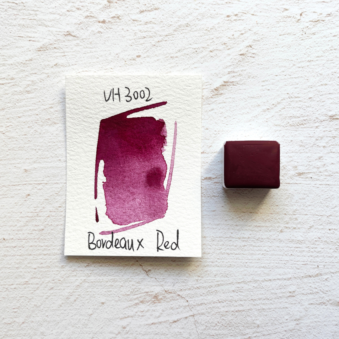 Watercolor Paints - Starter - Bordeaux Red - VH3002