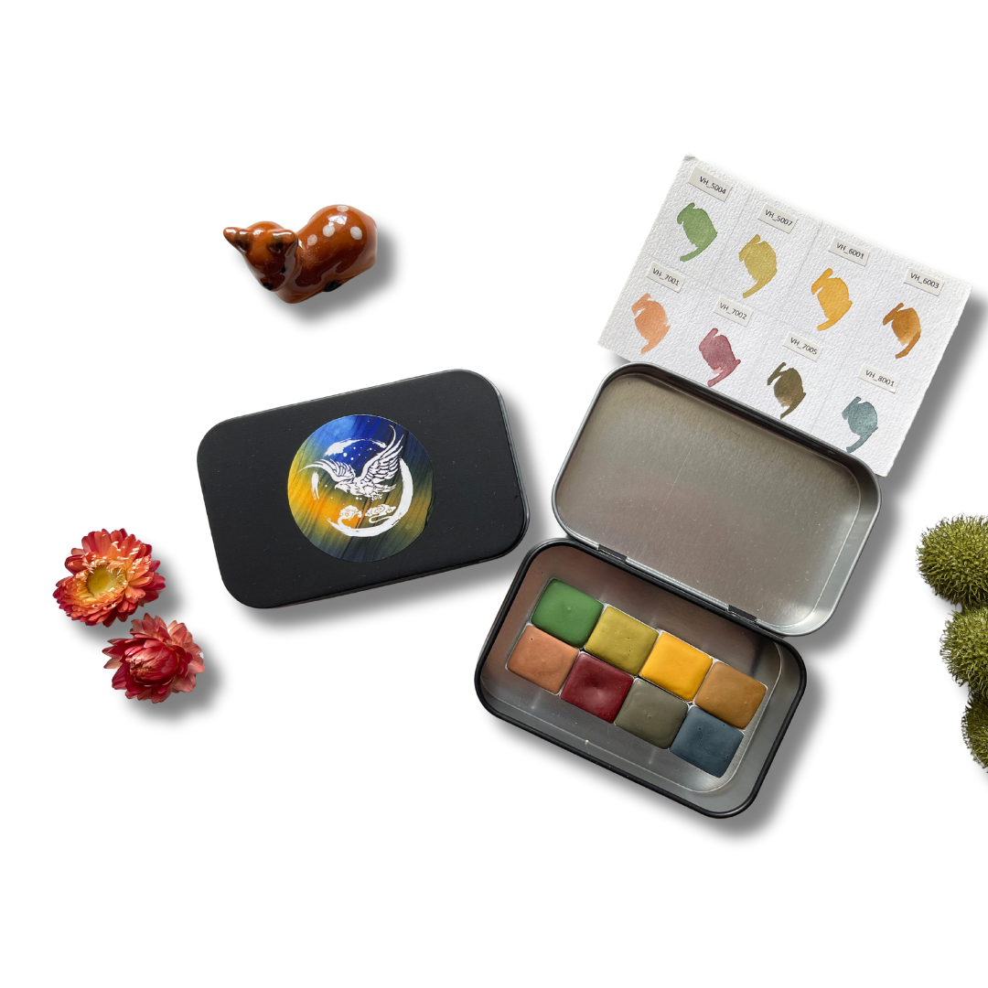 Watercolor Paints – Starter Edition (8 colors with box) S11
