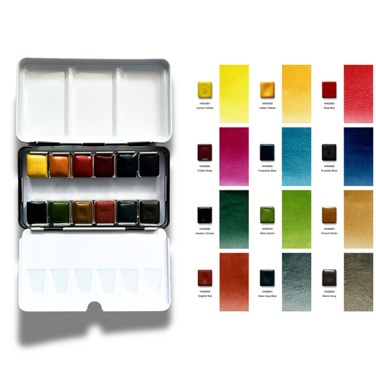 Watercolor Paints – Honey Collection (12 colors) PE1