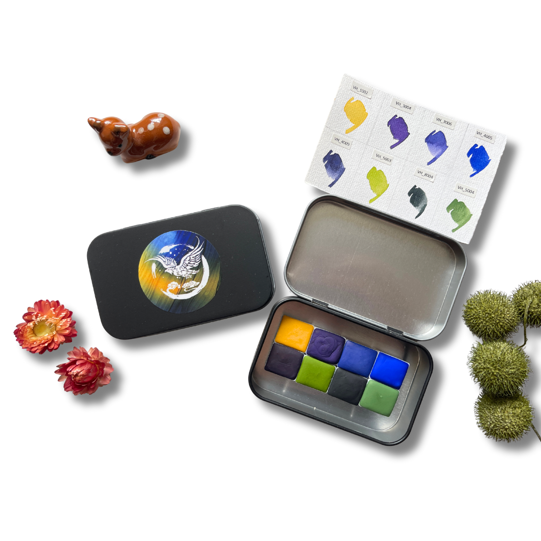 Watercolor Paints – Starter Edition (8 colors with box) S12