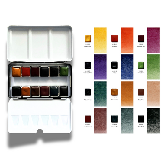 Watercolor Paints – Honey Collection (12 colors) PE2