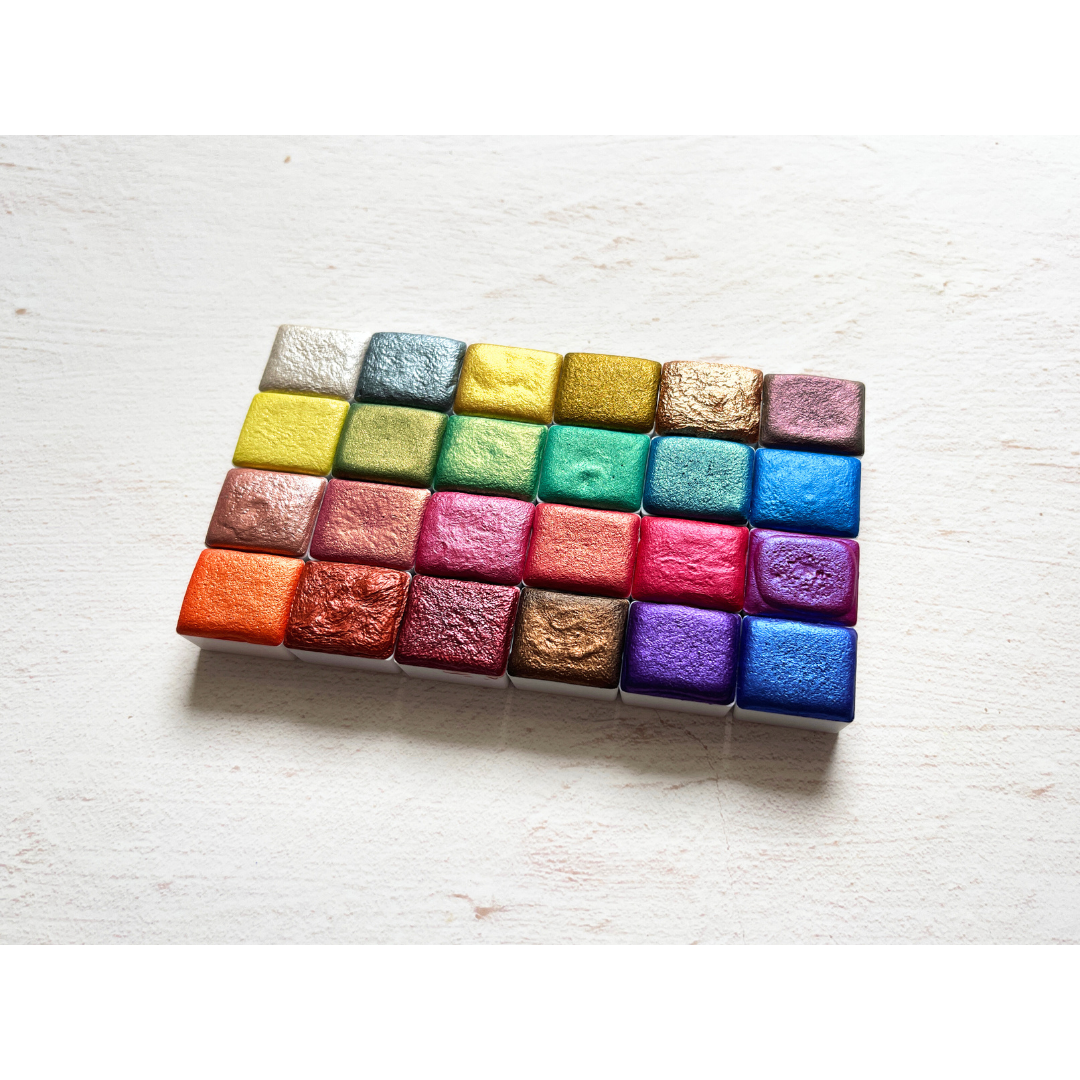 Watercolor Paints – Metallic Edition (24 colors without box) M26
