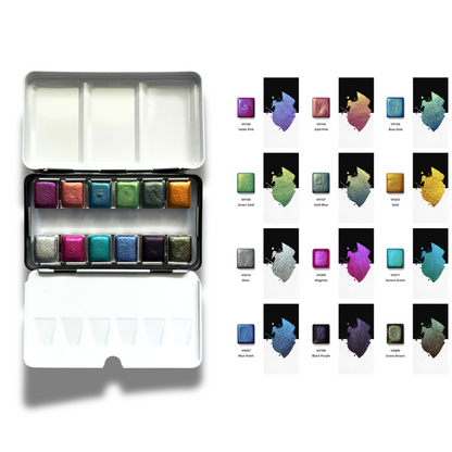 Watercolor Paints – Metallic Collector's Edition (12 colors) PE3