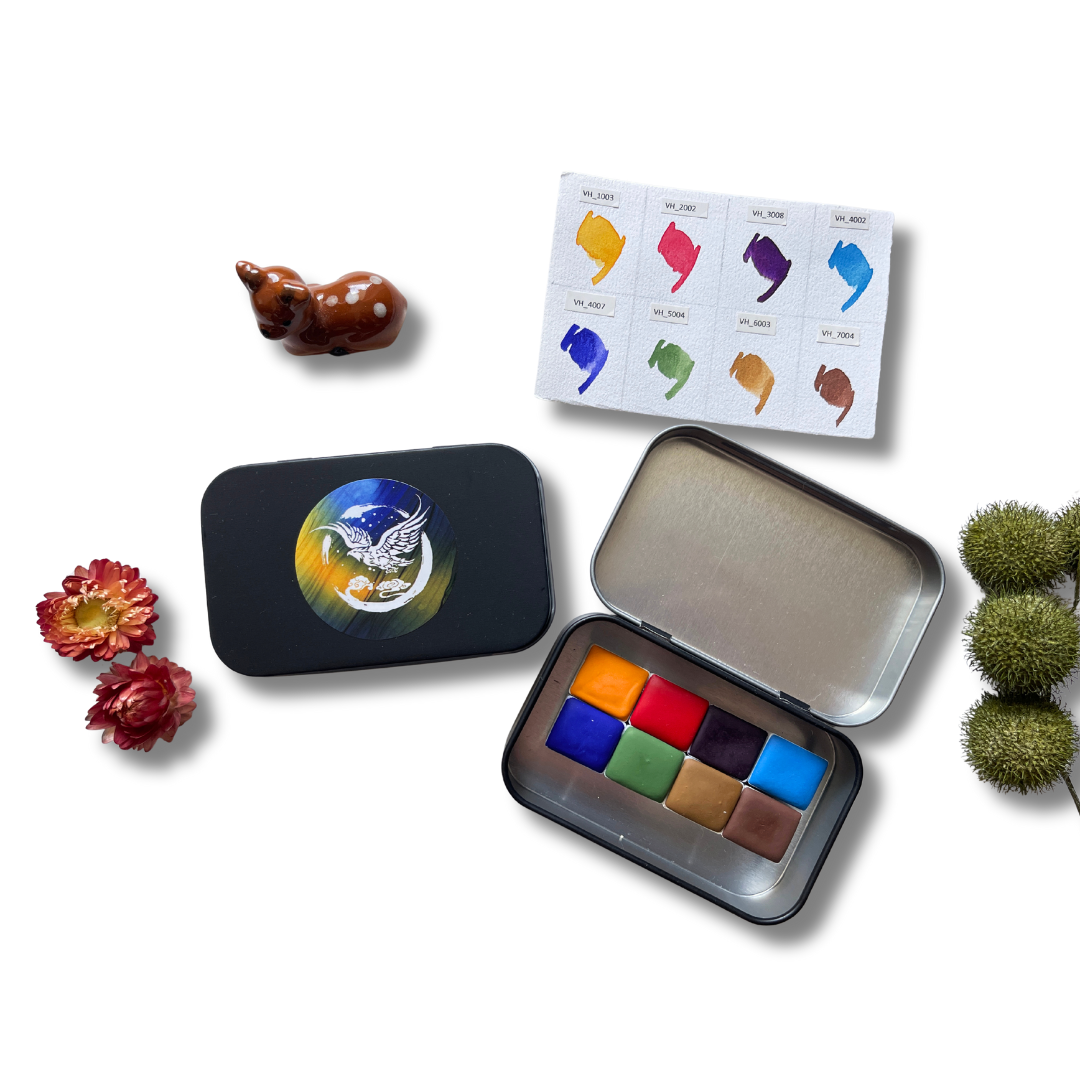 Watercolor Paints – Starter Edition (8 colors with box) S18
