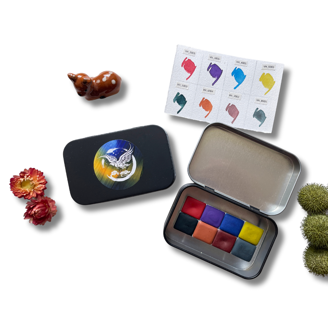 Watercolor Paints – Starter Edition (8 colors with box) S19