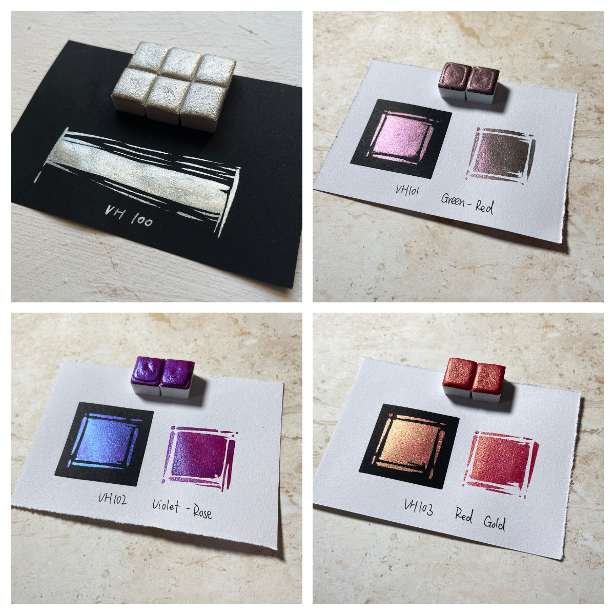 Watercolor Paints – Metallic Edition (24 colors without box) M26