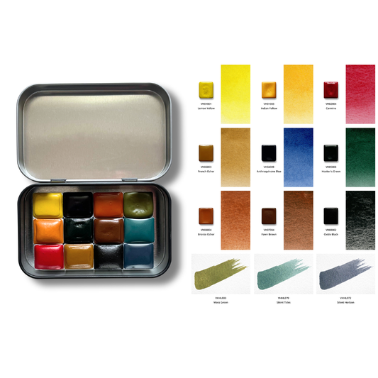 Watercolor Paints - Sunflowers - Artist Edition (12 colors with box) AE1