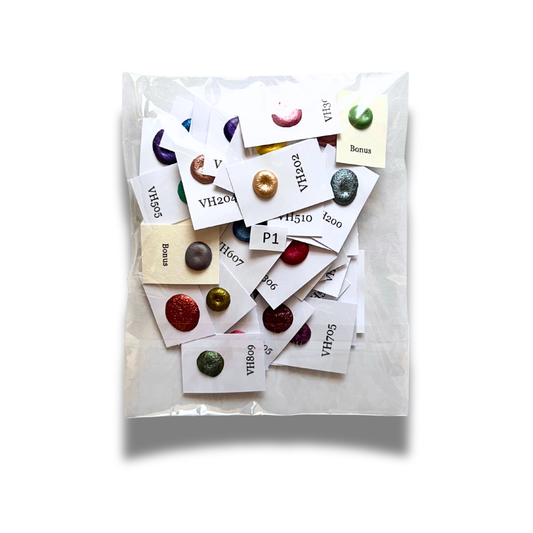 Watercolor Paints - Metallic - Sample Set - 50 pieces - P1