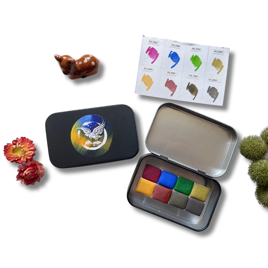 Watercolor Paints – Starter Edition (8 colors with box) S20