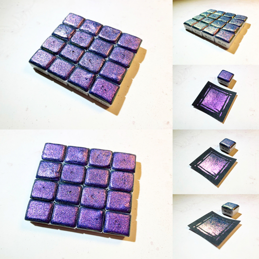 Watercolor Paints - Chameleon - Violet<>Green - VHC22