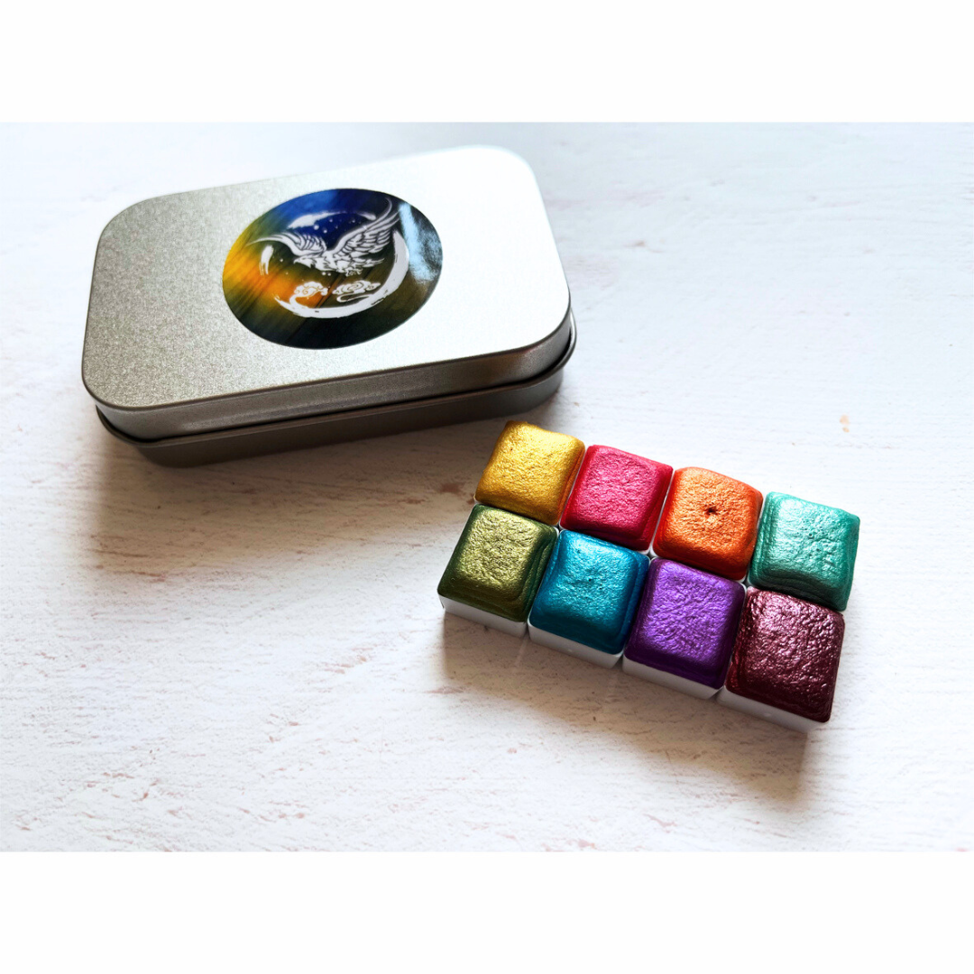 Watercolor Paints – Metallic Edition (8 colors with box) M6