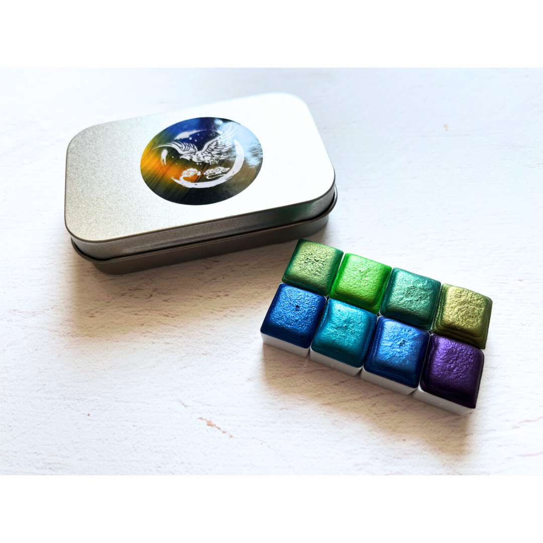 Watercolor Paints – Metallic Edition (8 colors with box) M18