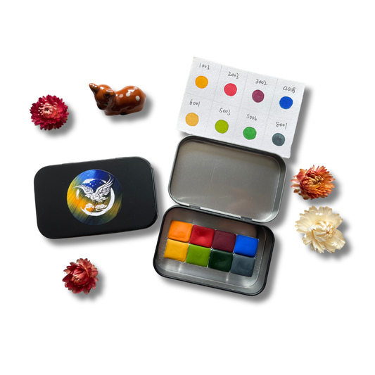 Watercolor Paints – Starter Edition (8 colors with box) S24