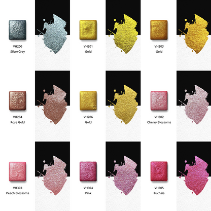 Watercolor Paints – Metallic Edition (48 colors without box) M28