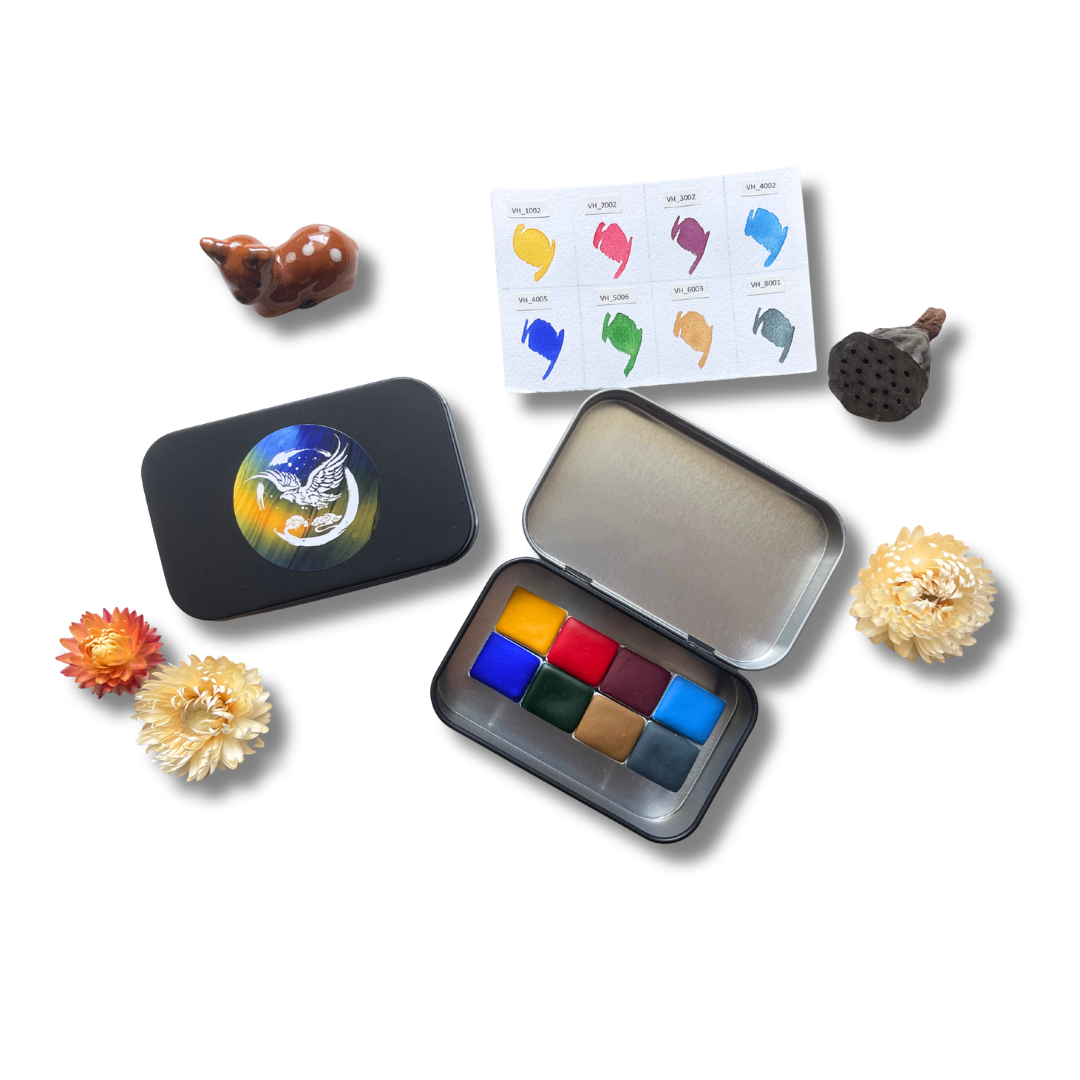 Watercolor Paints – Starter Edition (8 colors with box) S2