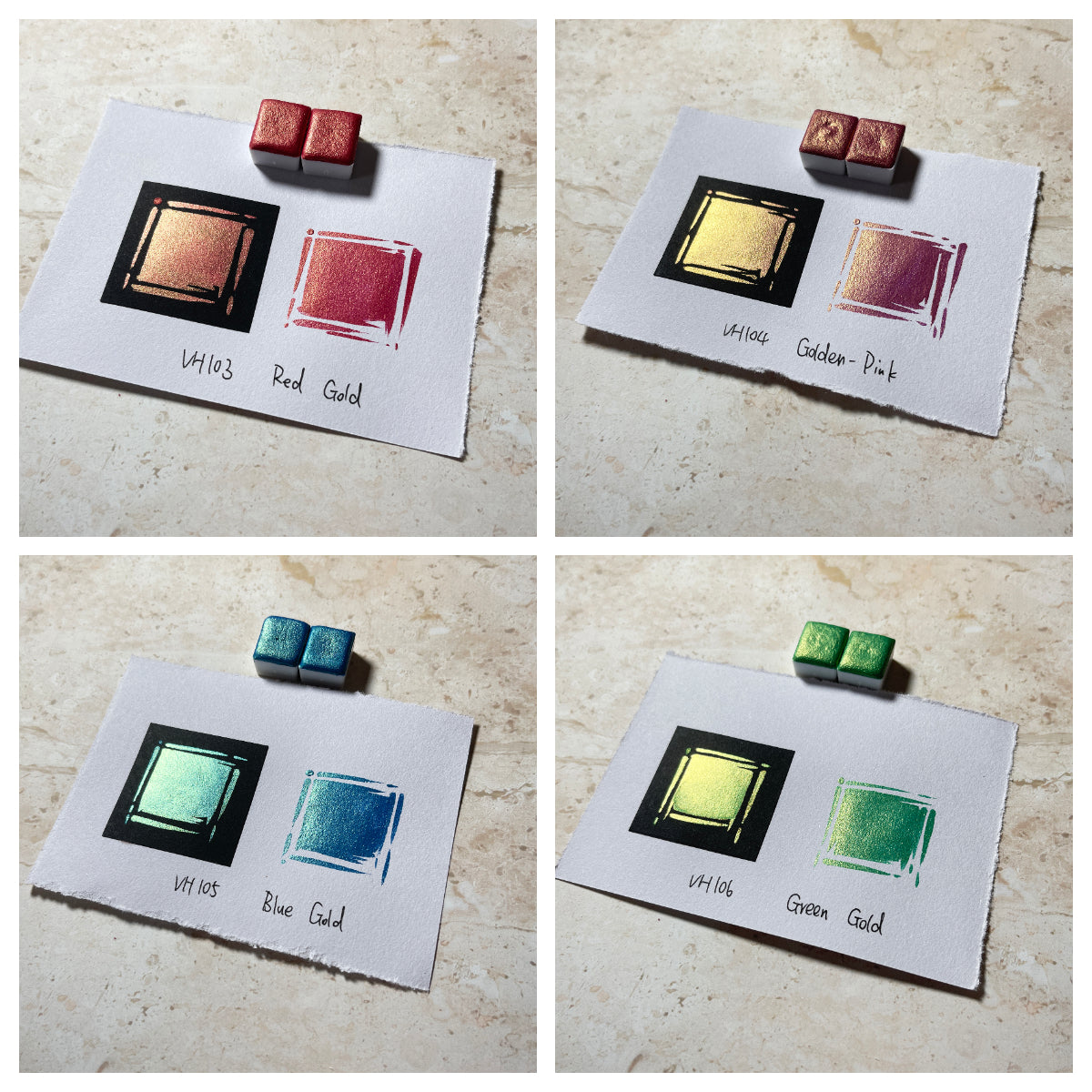 Watercolor Paints – Metallic Edition (36 colors without box) M39