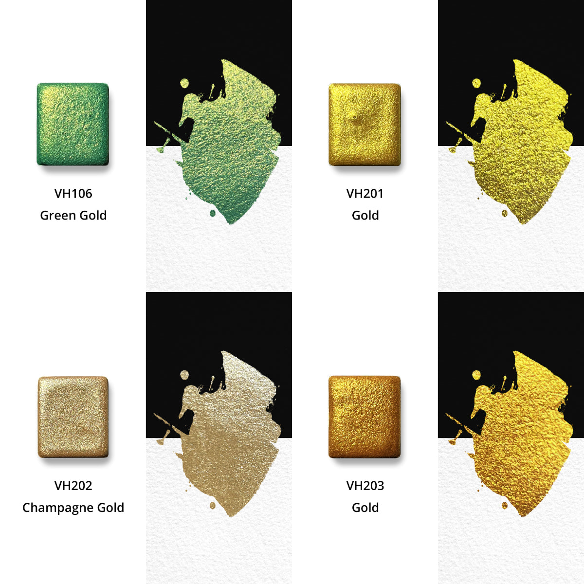 Watercolor Paints – Metallic Edition (20 colors without box) M25