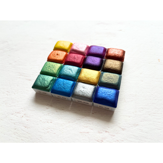 Watercolor Paints – Metallic Edition (16 colors without box) M23