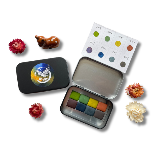 Watercolor Paints – Starter Edition (8 colors with box) S30
