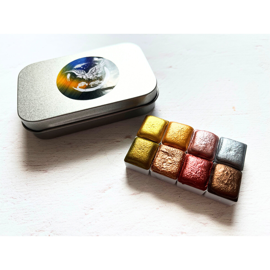 Watercolor Paints – Metallic Edition (8 colors with box) M17