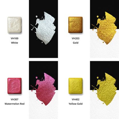 Watercolor Paints – Metallic Edition (12 colors with box) M35