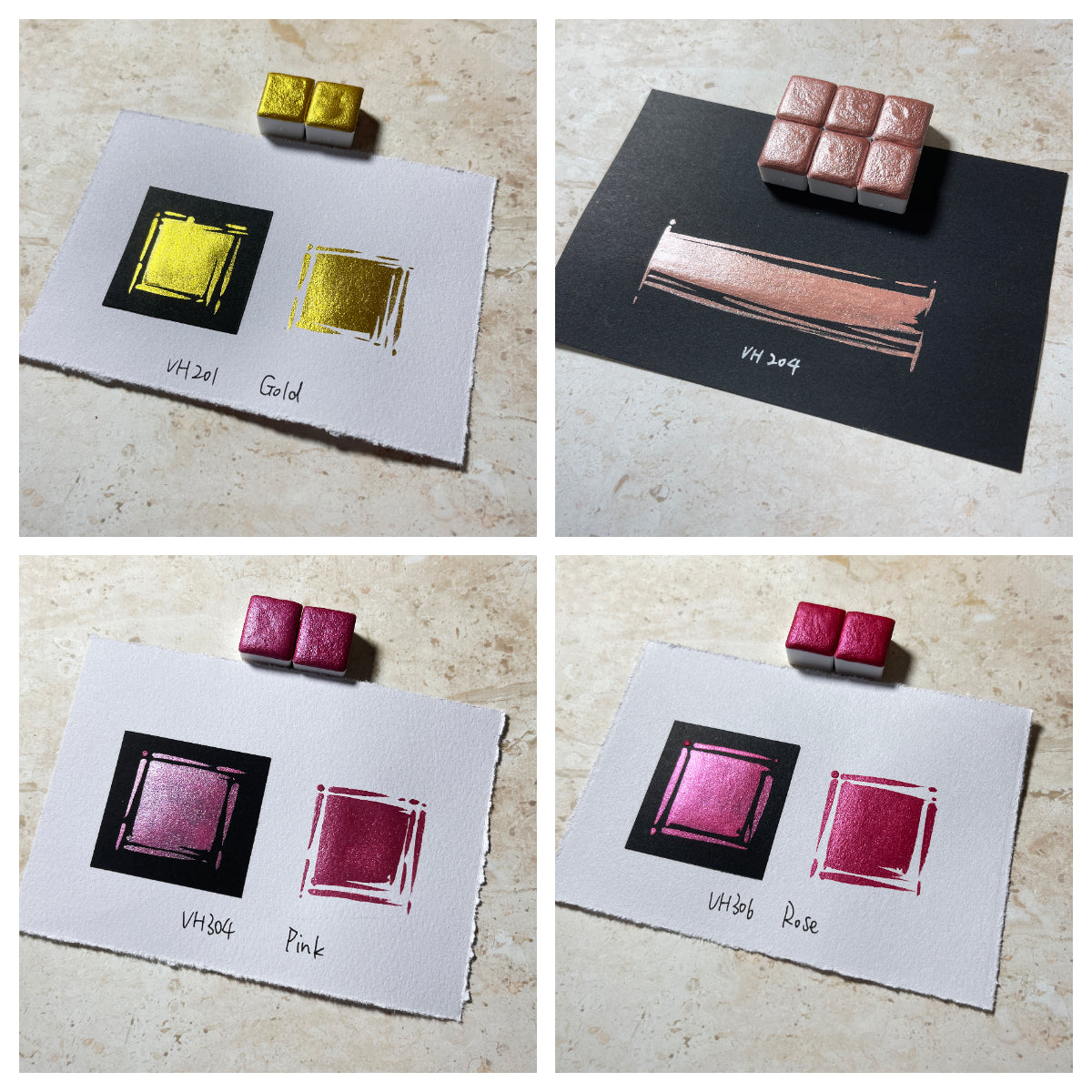 Watercolor Paints – Metallic Edition (24 colors without box) M26