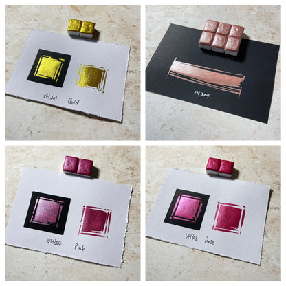 Watercolor Paints – Metallic Edition (24 colors without box) M26