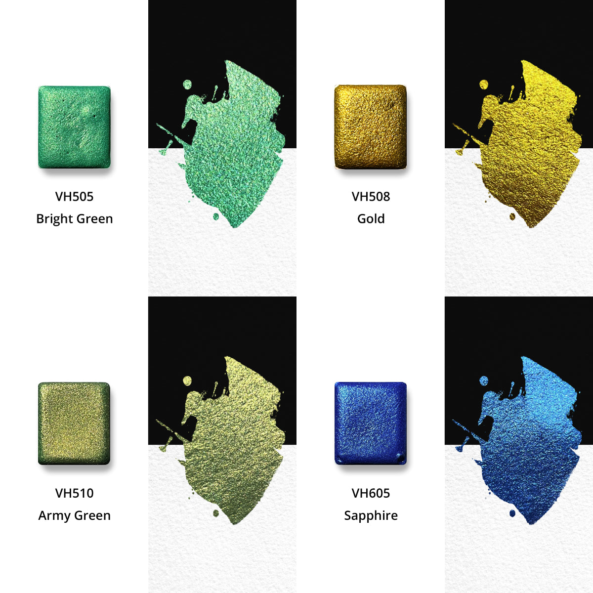 Watercolor Paints – Metallic Edition (20 colors without box) M25