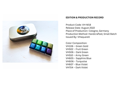 Watercolor Paints – Metallic Edition (8 colors with box) M18