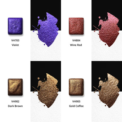 Watercolor Paints – Metallic Edition (20 colors without box) M25