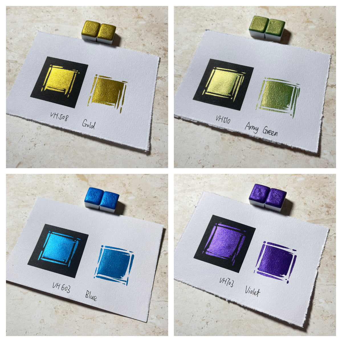 Watercolor Paints – Metallic Edition (24 colors without box) M26