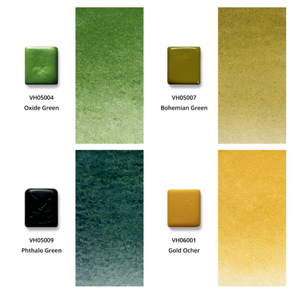 Watercolor Paints – Honey Edition – Forest – (12 colors with box) H16