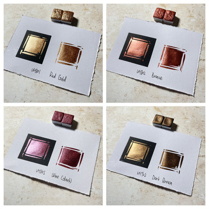 Watercolor Paints – Metallic Edition (24 colors without box) M26