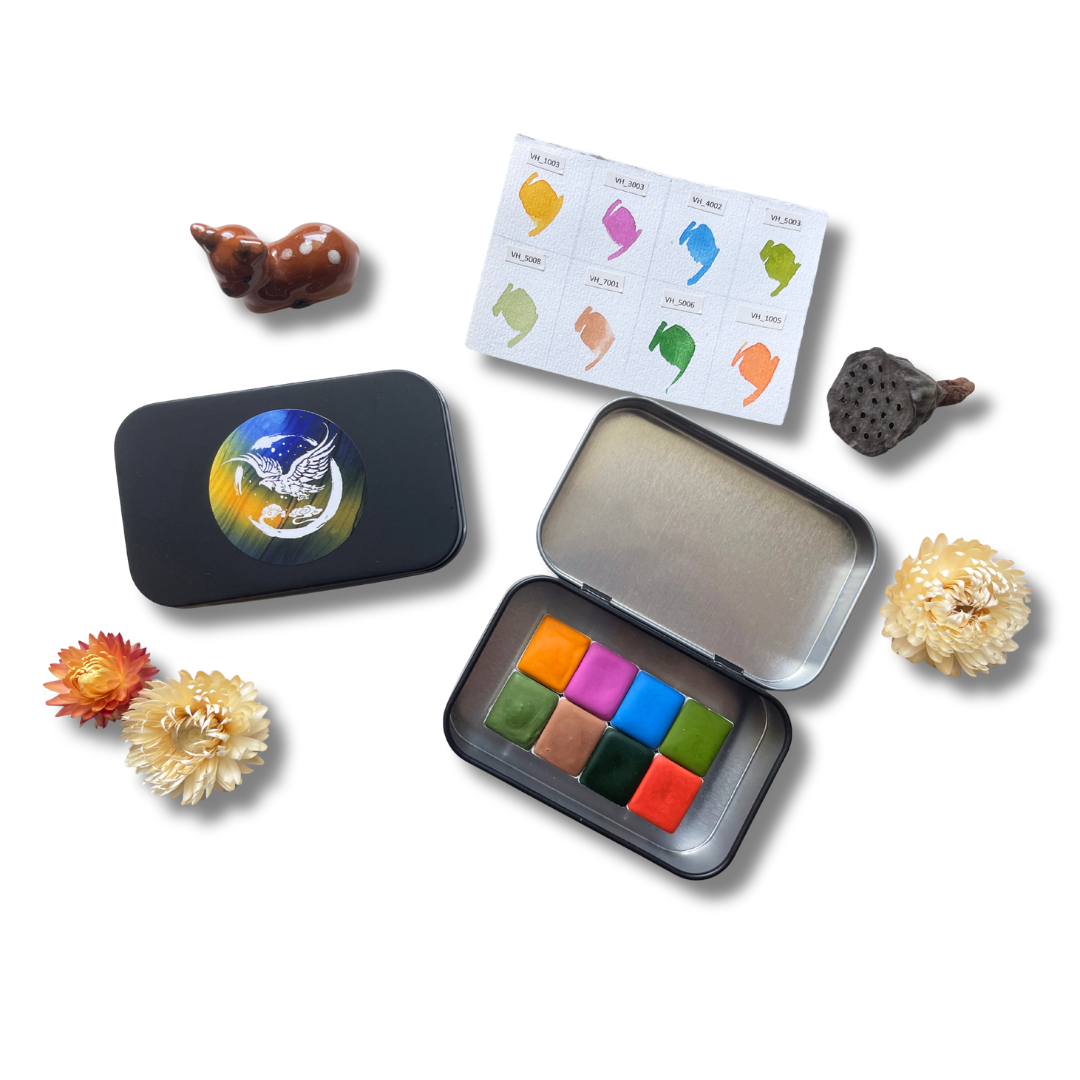 Watercolor Paints – Starter Edition (8 colors with box) S6