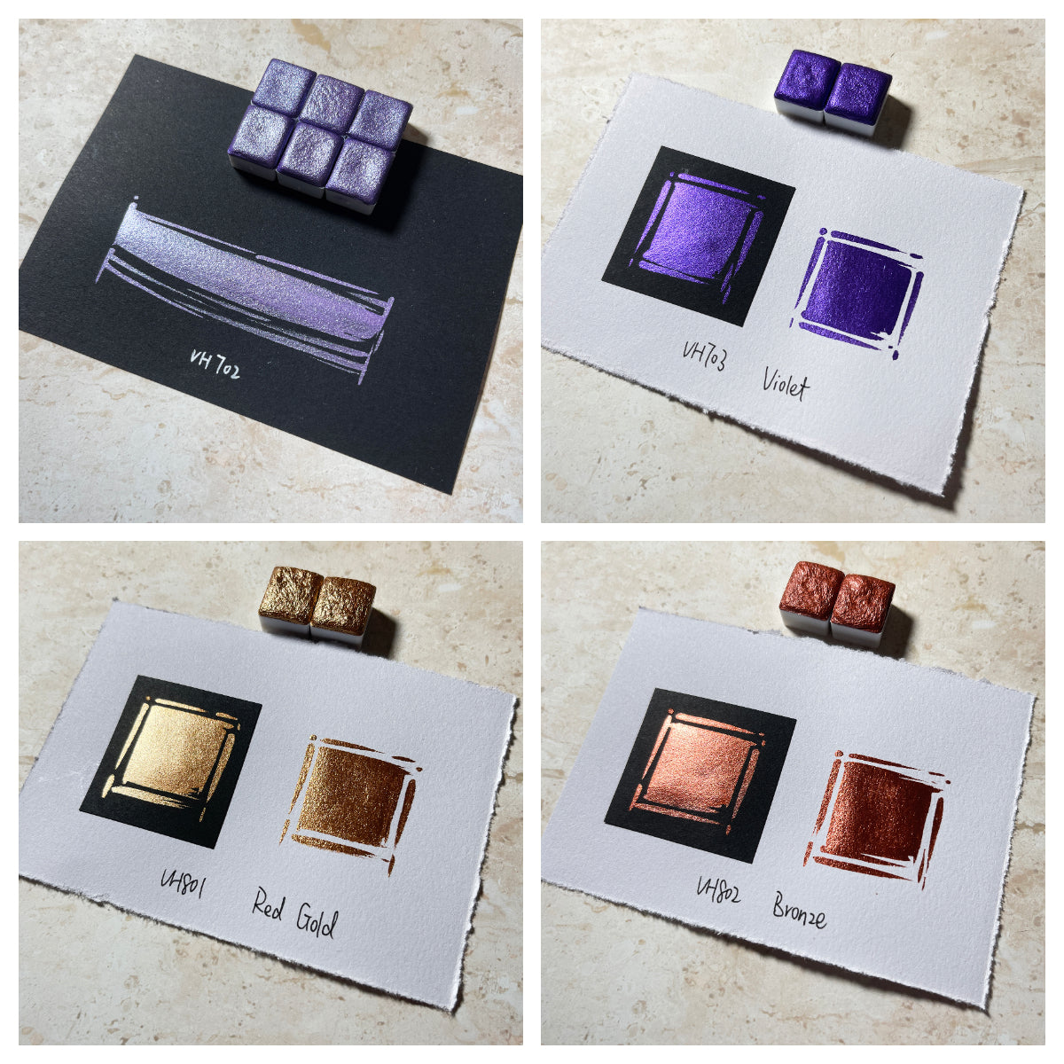 Watercolor Paints – Metallic Edition (36 colors without box) M39