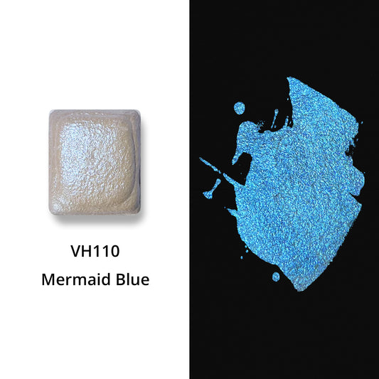 Watercolor Paints - Metallic - Mermaid Blue - VH110