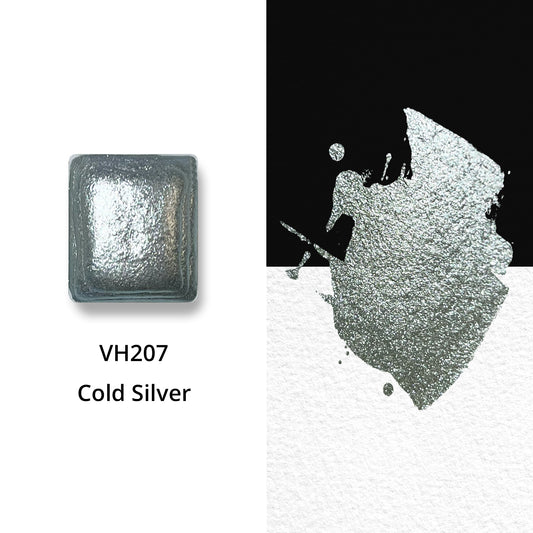 Watercolor Paints - Metallic - Cold Silver - VH207