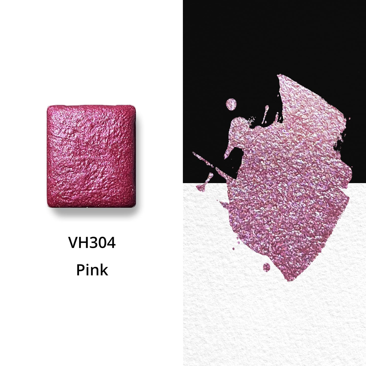 Watercolor Paints - Metallic - Pink - VH304