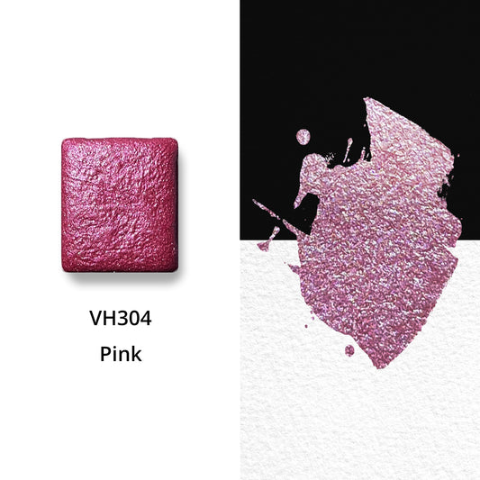 Watercolor Paints - Metallic - Pink - VH304