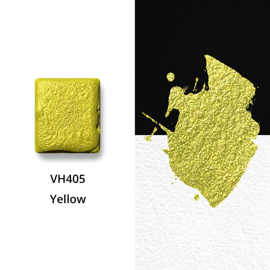 Watercolor Paints - Metallic - Yellow - VH405