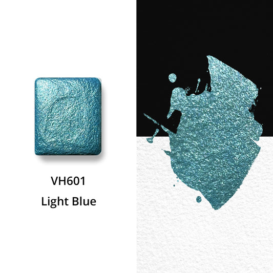 Watercolor Paints - Metallic - Light Blue - VH601